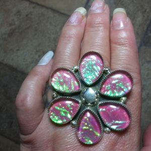 BNWT M&S Iridized Opal Ring